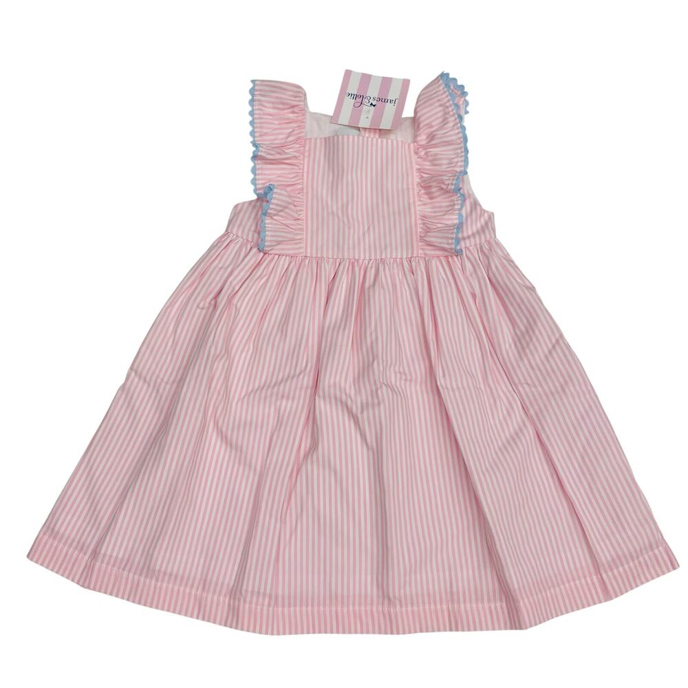 NWT James & Lottie 2T Pink Stripe Sadie Dress